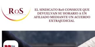 EL SINDICATO RoS CONSIGUE QUE DEVUELVAN SU HORARIO A UN AFILIADO MEDIANTE UN ACUERDO EXTRAJUDICIAL CONTRA LA EMPRESA BARNA PORTERS ACUERDO-EXTRAJUDICIAL