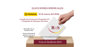 PRÓXIMAS ELECCIONES PROSEGUR BARCELONA IMAGEN ELECCIONES PROSEGUR BARCELONA