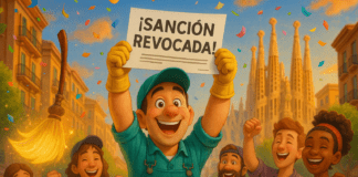 💥 IMPACTANTE: TRABAJADOR GANA JUICIO POR SANCIÓN INJUSTA Revocación de sanción laboral injusta en Barcelona con trabajador feliz