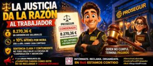 Prosegur bajo la lupa por recortes salariales encubiertos: ros actúa y la justicia sentencia Nómina de trabajador con recortes salariales